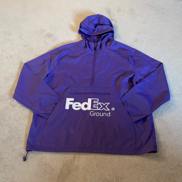 fedex rain jacket